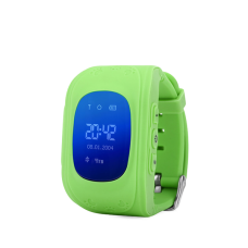 Детские GPS часы трекер Wonlex Q50 Green