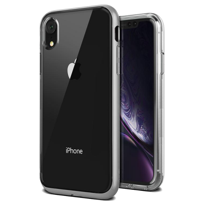 Чехол VRS Design Crystal Bumper для iPhone XR Steel Silver