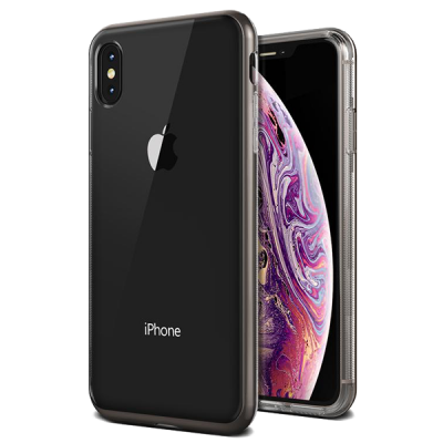 Чехол VRS Design Crystal Bumper для iPhone Xs Max Metal Black