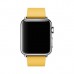Ремешок кожаный Modern Buckle для Apple Watch 38/40 mm желтый