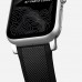 Ремешок силиконовый Nomad Rugged для Apple Watch 42/44 мм Серебряная застежка