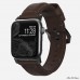 Ремешок Nomad Traditional для Apple Watch 38/40 мм Rustic Brown с черной фурнитурой