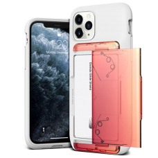 Чехол VRS Design Damda Glide Shield для iPhone 11 Pro Max White Yellow - Peach