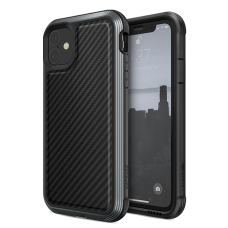 Чехол X-Doria Defense Lux для iPhone 11 Чёрный карбон