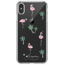 Чехол Kingxbar Tropical для iPhone Xs Max Flamingo