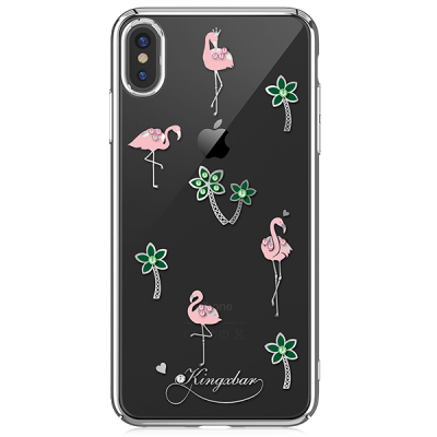 Чехол Kingxbar Tropical для iPhone Xs Max Flamingo