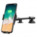 Автодержатель с беспроводной зарядкой Baseus Heukji Wireless Charger Gravity Car Mount Серебро