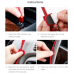 Кабель-держатель Baseus Car Mount USB Cable Lightning to USB Red