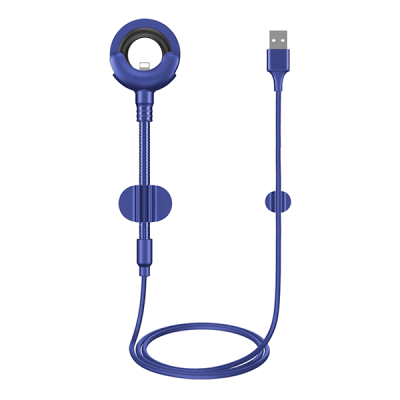Кабель-держатель Baseus Car Mount USB Cable Lightning to USB Синий