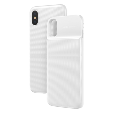Чехол-аккумулятор Baseus 1+1 Wireless Charge 5000mah для iPhone X Белый