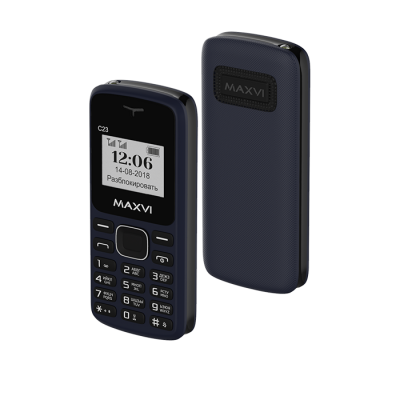 Телефон Maxvi C23 Blue-Black