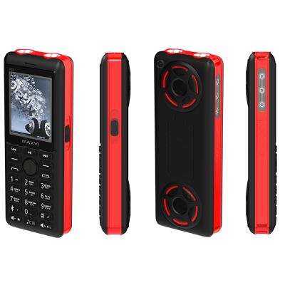 Телефон Maxvi P20 Black/Red