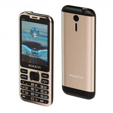 Телефон Maxvi X10 Metallic Gold