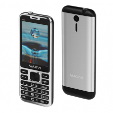 Телефон Maxvi X10 Metallic Silver