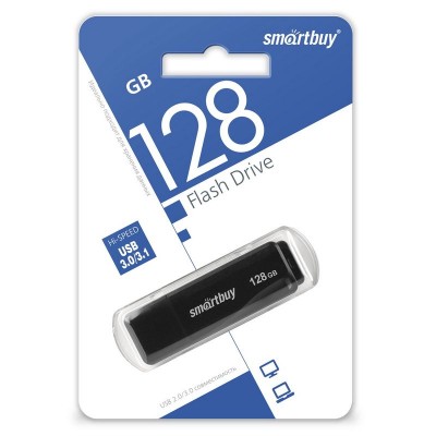 Накопитель USB 128GB Smartbuy LM05 Black (SB128GBLM-K3)