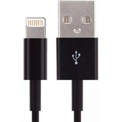 Кабель USB Smartbuy 8-pin Apple Lightning Black 1м (iK-510ch)