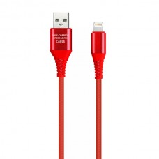 Кабель USB Smartbuy 8-pin Lightning GEAR 1m (iK-512ERGbox red)