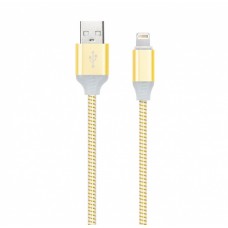 Кабель USB Smartbuy 8-pin Lightning с индикацией 1m (iK-512ssbox gold)