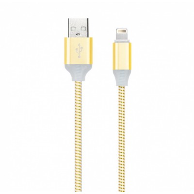 Кабель USB Smartbuy 8-pin Lightning с индикацией 1m (iK-512ssbox gold)