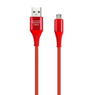 Кабель USB Smartbuy Micro-USB GEAR 1m (iK-12ERGbox red)