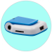 Плеер MP3 Ritmix RF-1015 синий