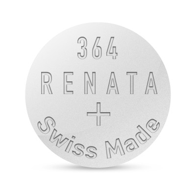 Элемент питания (батарейка/таблетка) Renata 364 [оксид-серебряная, SR621SW, SR60, 1.55 В]