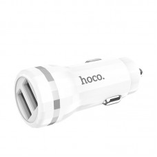 Автомобильный USB адаптер Hoco Z27 WHT