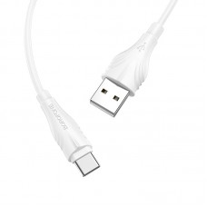 Кабель Borofone BX18 USB Type-C 3 м белый