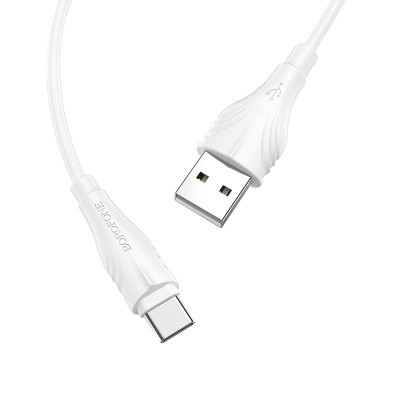 Кабель Borofone BX18 USB Type-C 3 м белый