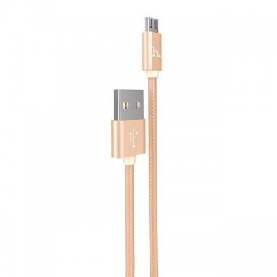 Кабель HOCO Micro-USB X2 GOLD 1м