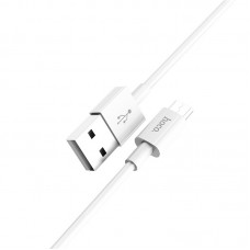 Кабель HOCO Micro-USB X23 WHT 1м
