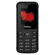 Телефон Nobby 110 Black/Grey