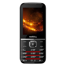 Телефон Nobby 310 черно-серый