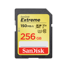 Карта памяти SD 256GB SanDisk Class 10 Extreme V30 UHS-I U3 (SDSDXV5-256G-GNCIN)