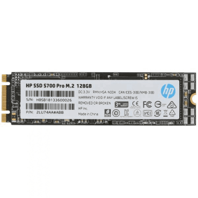 Твердотельный накопитель 128GB HP S700 Pro (2LU74AA#ABB)