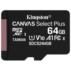 Карта памяти MicroSD 64GB Kingston SDCS2/64GBSP