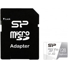 Карта памяти 128GB Silicon Power Superior Pro MicroSDXC UHS-I (SP128GBSTXDA2V20SP)