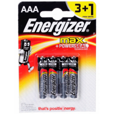 Элемент питания Energizer AAA (LR03) BL4 Max