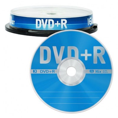 Диск DVD+R 4.7GB 16x (Data Standard) (13420-DSDRP04O)
