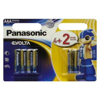Элемент питания Panasonic Evolta (AAA) Promo Pack LR03EGE/6B2F