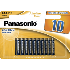 Элемент питания Panasonic Alkaline Power (AAA) LR03REB/10BW
