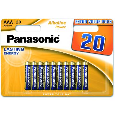 Элемент питания Panasonic Alkaline Power (AAA) LR03REB/20BW