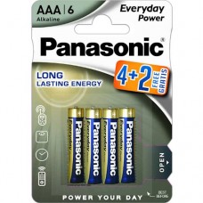 Элемент питания Panasonic Everyday Power (AAA) Promo Pack LR03REE/6B2F