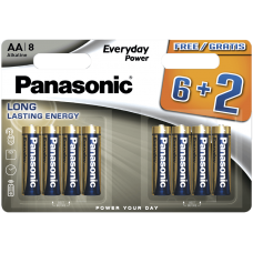 Элемент питания Panasonic Everyday Power AA Promo Pack LR6REE/8B2F