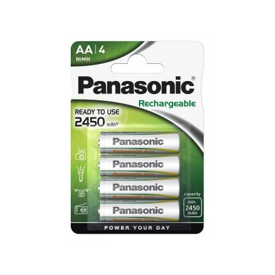 Аккумулятор Panasonic AA Evolta 2450 mAh (HHR-3XXE/4В)