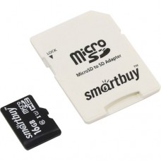 Карта памяти Micro SD 16GB Smartbuy SB16GBSDCL10-01_С