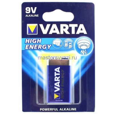 Элемент питания VARTA 6LR61 Energy 9V