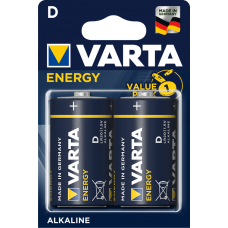 Элемент питания VARTA D LR20 Energy BL2