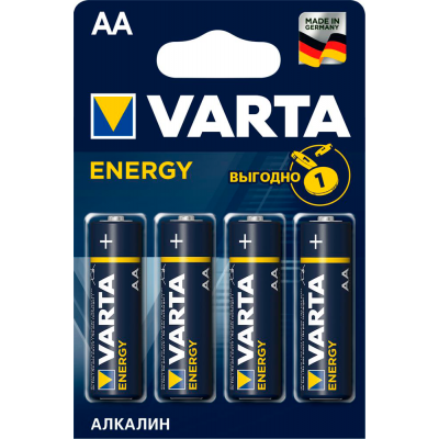 Элемент питания VARTA LR6/AA Energy BL4 (4106213414)