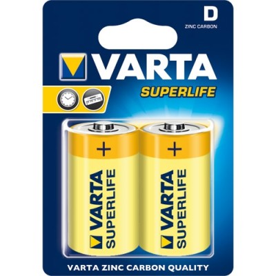 Элемент питания VARTA R20/D Superlife (2020101412)